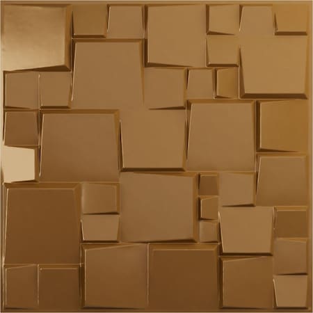 Ekena Millwork 19 5/8in. W x 19 5/8in. H Modern Square EnduraWall Decorative 3D Wall Panel Covers 2.67 Sq. Ft. WP20X20MSDVG